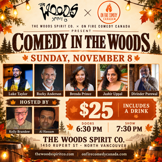 COMEDY IN THE WOODS THIS FALL AND WINTER